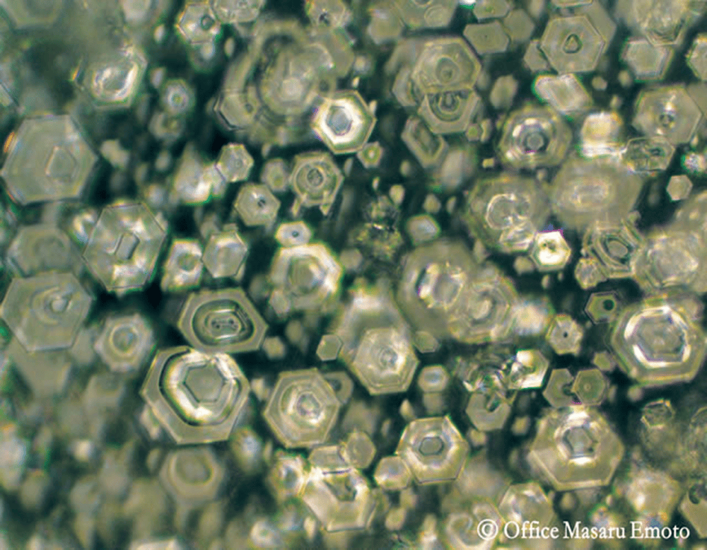 Water crystal associated with Chopin, sadness and longing